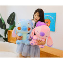 STITCH AZUL CLARO 60CM DORMILON CON GORRO COD PELUCHE244C