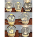 ESFERA CON LUZ AMARILLO NAVIDAD COD ESF1A