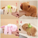 CAPIBARA 18CM CON SOPORTE DE MUñEQUERA COD PELUCHE199