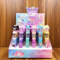 KUROMI BOLIGRAFO DE 10 COLORES X 36 COD KP-23004