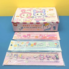SANRIO REGLA 20CM CON ESCARCHA X UNIDAD COD 3000-48
