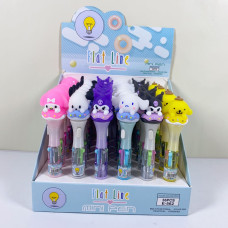 SANRIO BOLIGRAFO 4COLORES CON LUCES X 36 COD E-562A