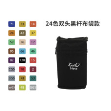 MARCADORES DOBLE PUNTA PERMANENTE 24 PIEZAS COD T24