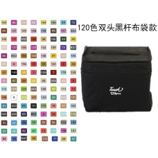 MARCADORES DOBLE PUNTA PERMANENTE 120 PIEZAS COD T120