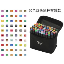 MARCADORES DOBLE PUNTA PERMANENTE 60 PIEZAS COD T60