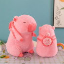 CAPIBARA ROSADO CON TORTUGA COD PELUCHE116A