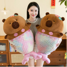 CAPIBARA 50CM TIPO SIRENA COD PELUCHE213B