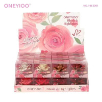 ONEYIOO ROSA (ILUMINADOR Y RUBOR ) X 24 COD HB-2001